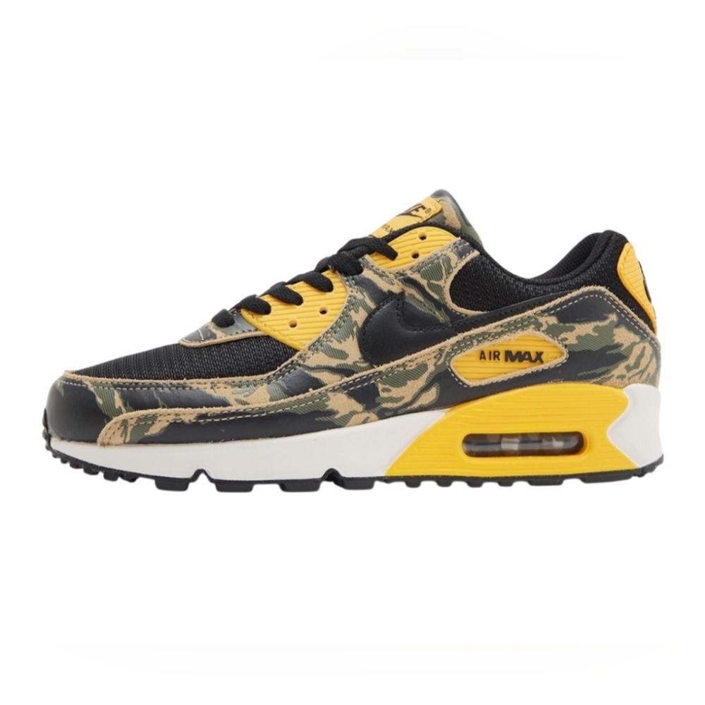 Nike Air Max 90 Premium IF1721-001 Black/University Gold/Parachute Beige Men 8.5